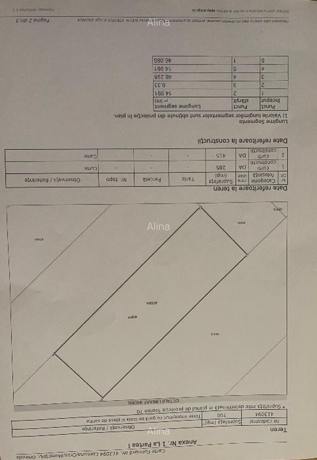 Proprietar vind teren intravilan în Giarmata Vii în centrul satului - 1 Proprietar vind teren intravilan în Giarmata Vii în centrul satului - 1