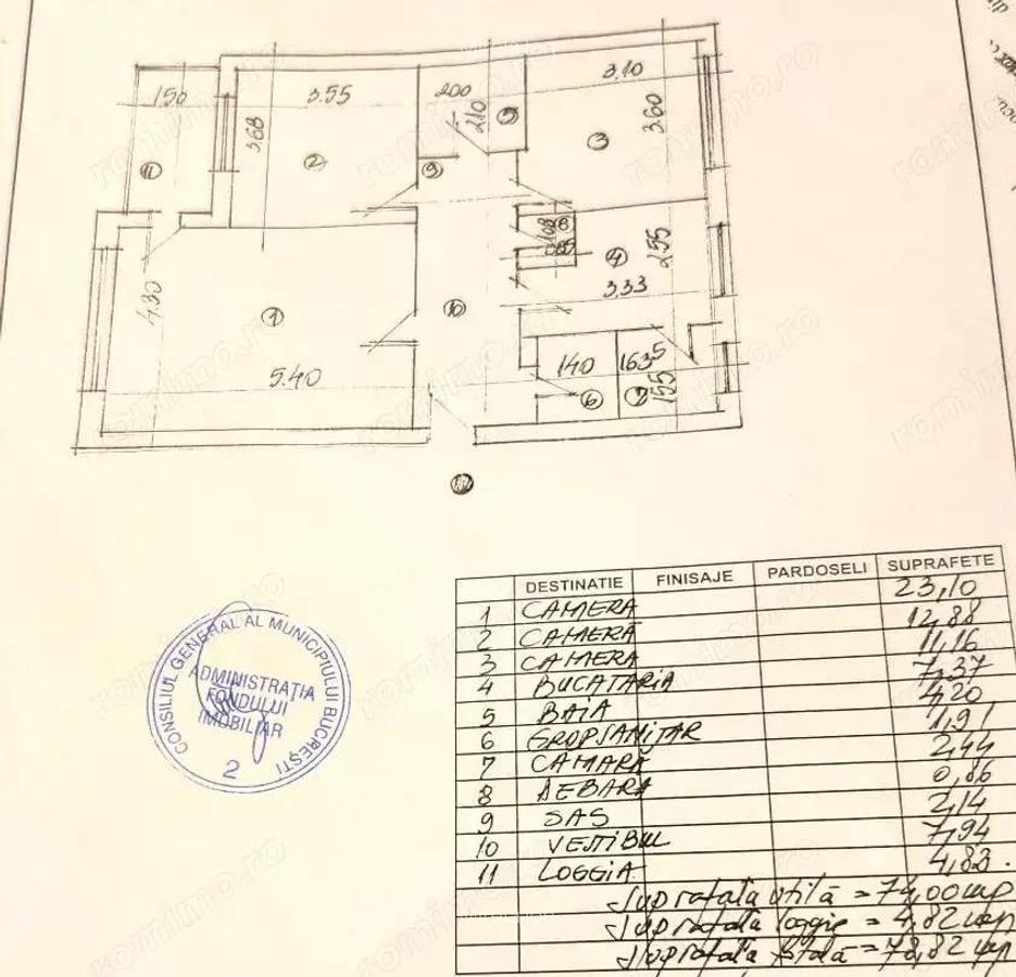 Vanzare Apartament 3 Camere Stradal pe Bd Nerva Traian - 2