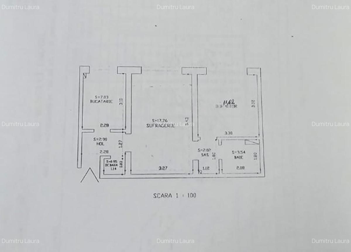 Podul de Piatra, apartament liber 2 camere, parter cu balcon - 2
