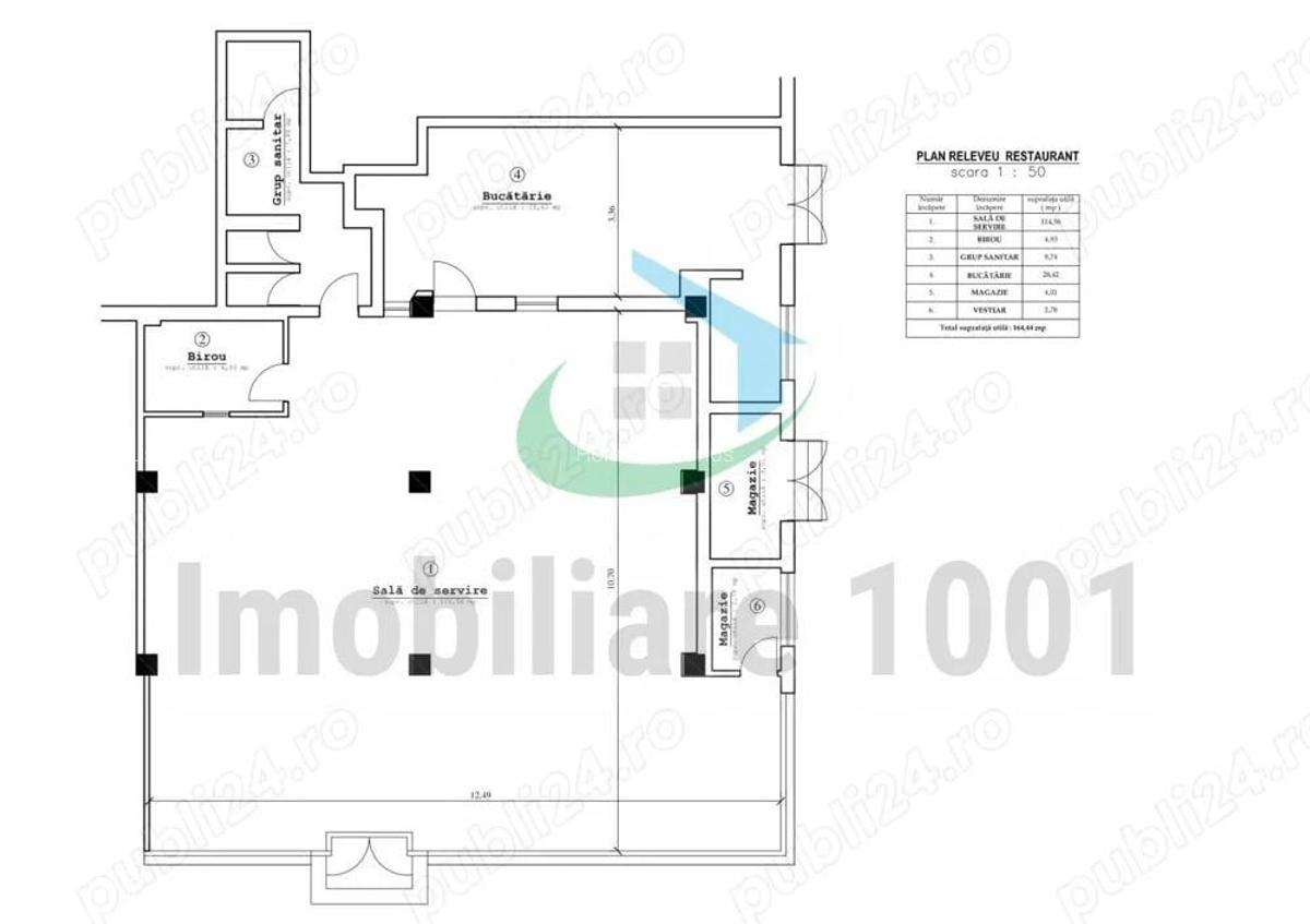Spatiu comercial, central, Republicii, zona Canal 7, suprafata utila 165 mp - 13