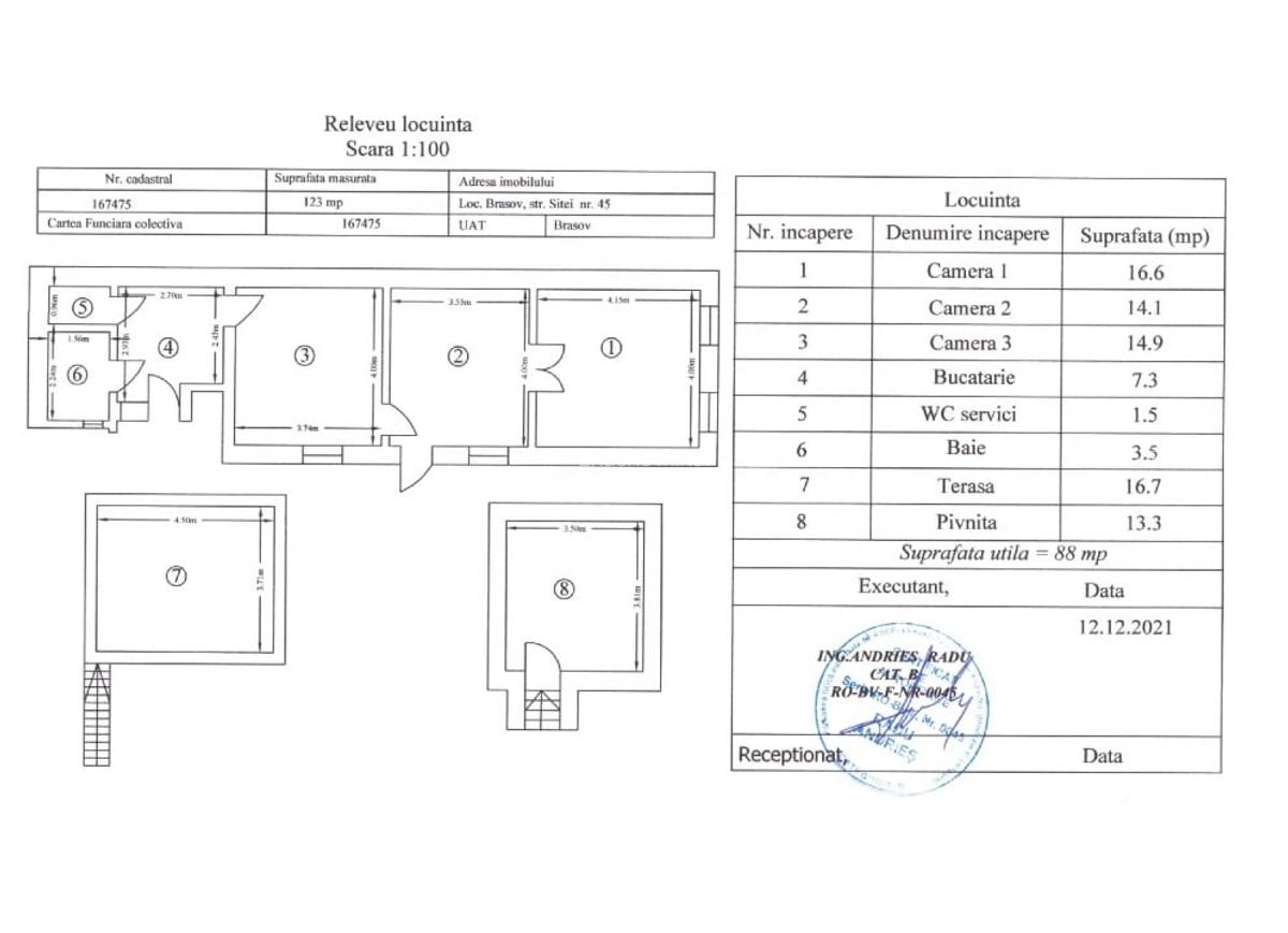 Casa, 58m2 utili, singur in curte, Strada Sitei, Brasov - 15