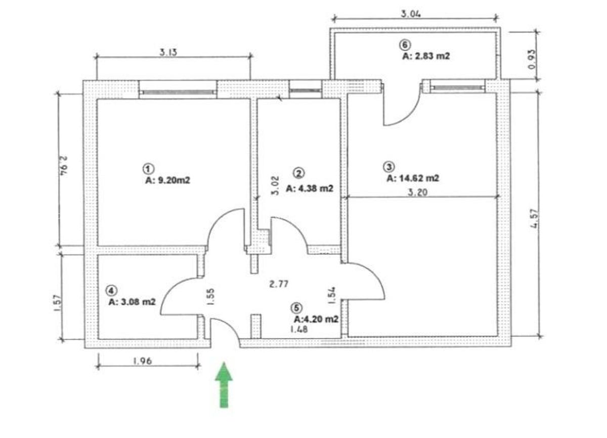 Apartament 2 camere - Berceni, mobilat, balcon inchis, parcare, boxa - 7