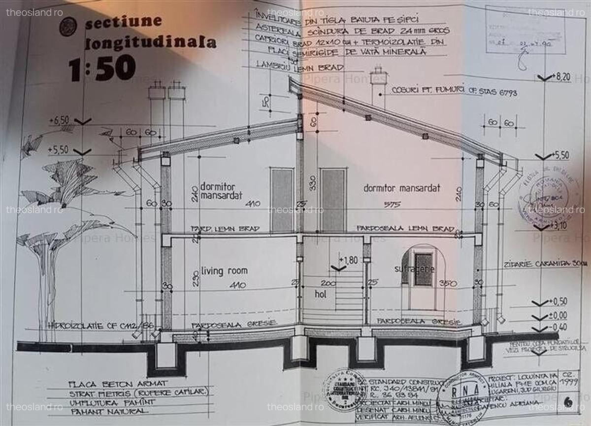 Vila beton P+1 si teren 2000 mp Calugareni - 13