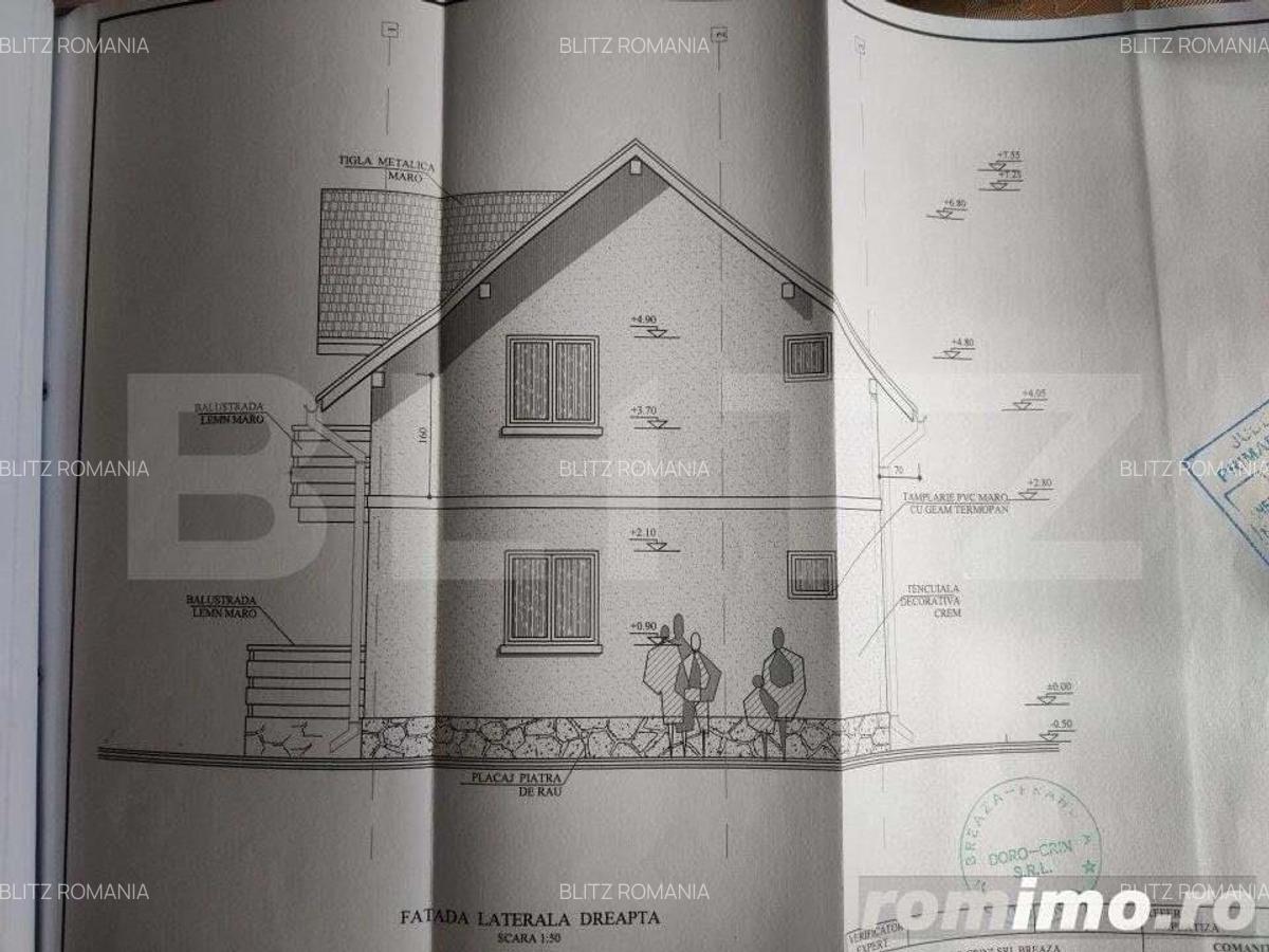 Casa individuala 4 camere, 106 mp, teren 500 mp, sat Brebu - 7