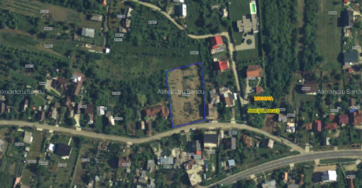 Teren de vanzare comuna Mosoaia, zona ?coala - 1