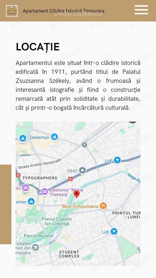 Apartament cladire istorica Timisoara - investitie profitabila, la pret excelent! - 9 Apartament cladire istorica Timisoara - investitie profitabila, la pret excelent! - 9