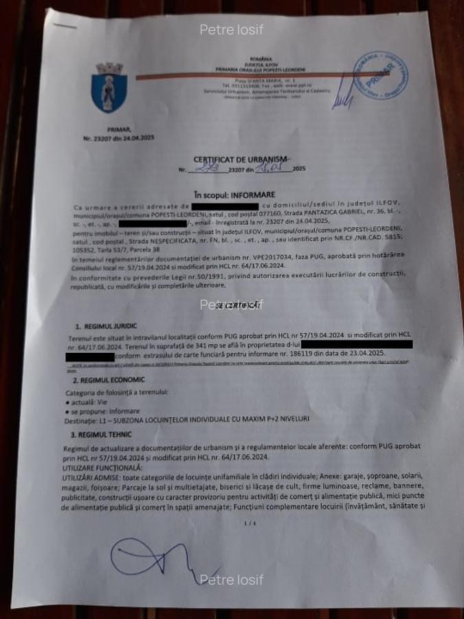 Teren vanzare 341 mp - Pantazica Gabriel - 5