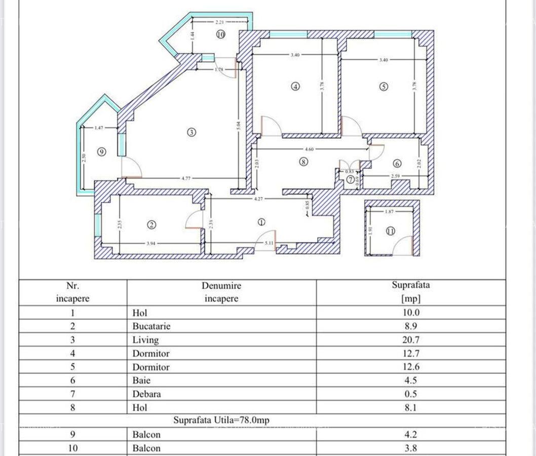 APARTAMENT 3 CAMERE-TOMIS 3 - 12