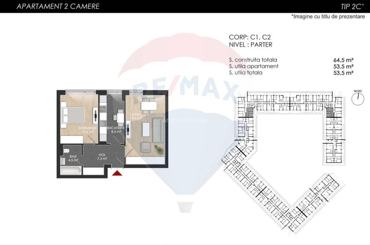 Apartament cu 2 camere în Chitila - 2