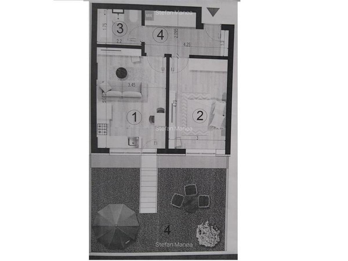 Apartament tip studio Str. Biruintei - 3