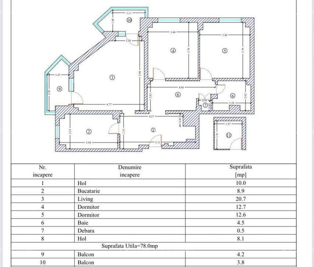 APARTAMENT 3 CAMERE-TOMIS 3 - 24