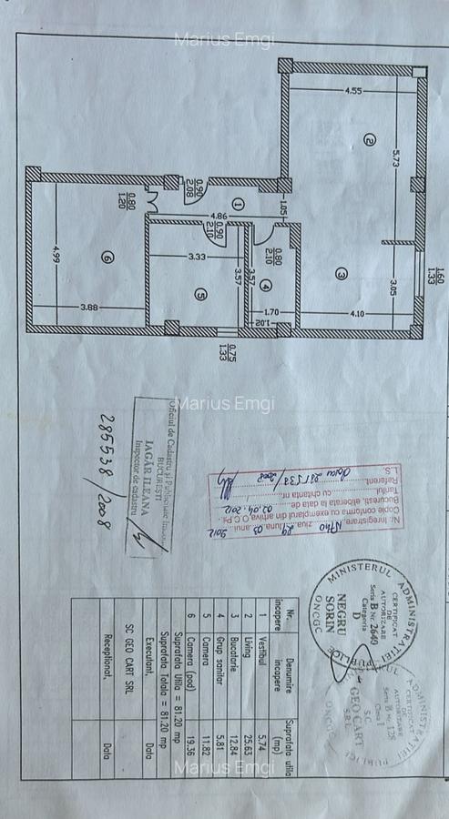 Comision 0% Apartament 2 camere 81mpu Greenfield Baneasa Cartier Rubin + PARCARE - 1