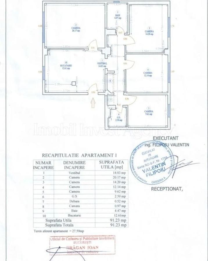 Apartament cu 4 camere decomandat, mobilat în Aviației - 25