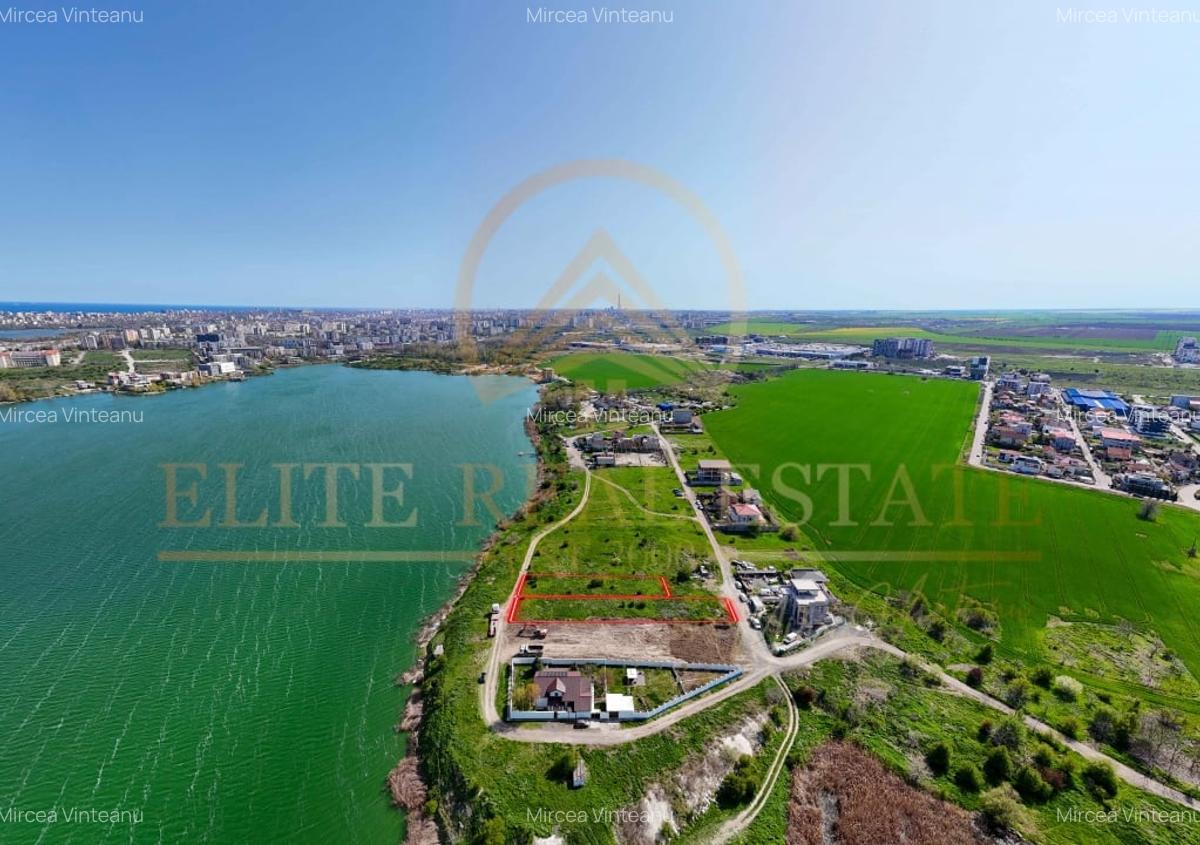 Palazu Mare - Primul lot la lac - Teren 2600 mp cu deschidere de 36,98 m - 3