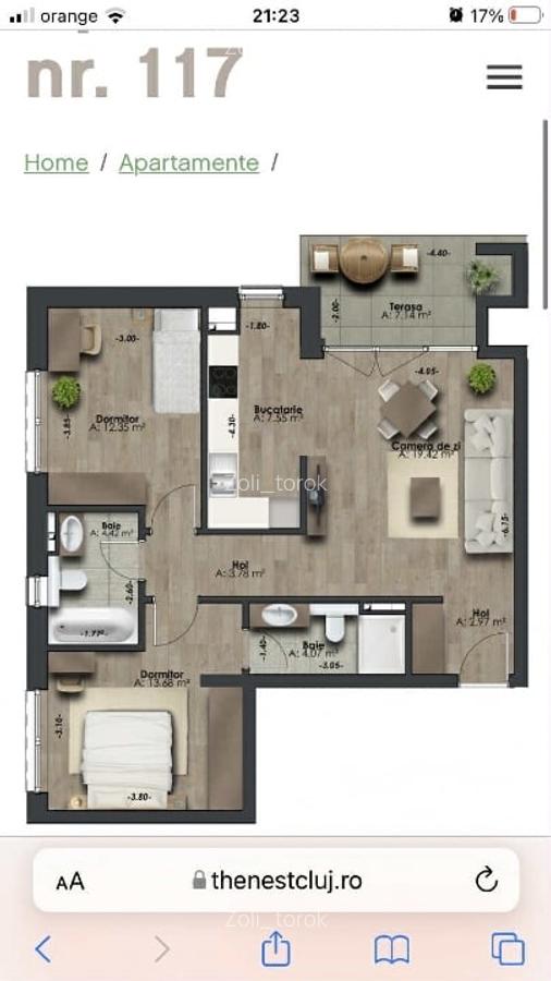 Apartament 3 camere semicentral, in ansamblul The Nest - 8 Apartament 3 camere semicentral, in ansamblul The Nest - 8