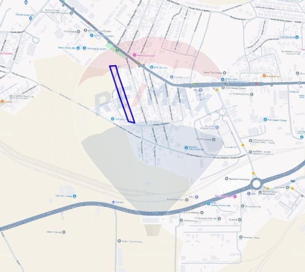 De vanzare Teren 8918 mp intravilan in Oradea -Str. Clujului - 3