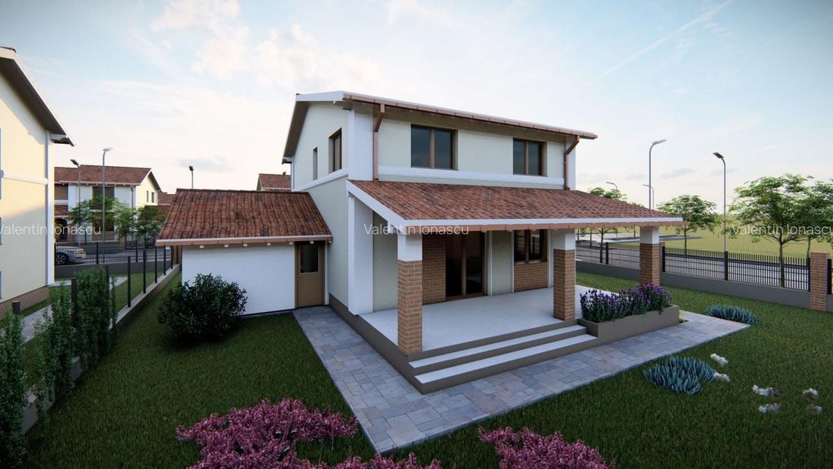 Casa Ind.,P+1, 5 camere, 104mp, garaj, teren 463mp, Cart. Primăverii - 14