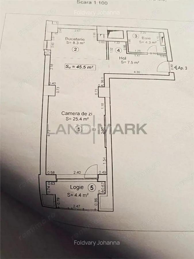 APARTAMENT 1 CAMERA MOBILAT UTILAT CITY OF MARA - 2