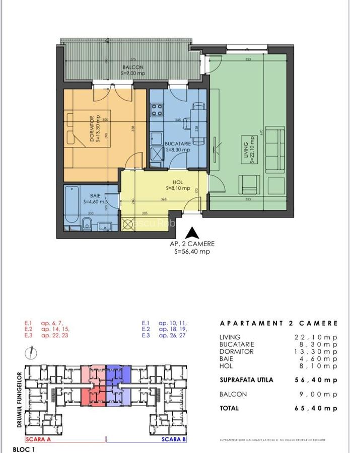 Oferta|Apartament 2 camere |Decomandat|Dezvoltator - 6