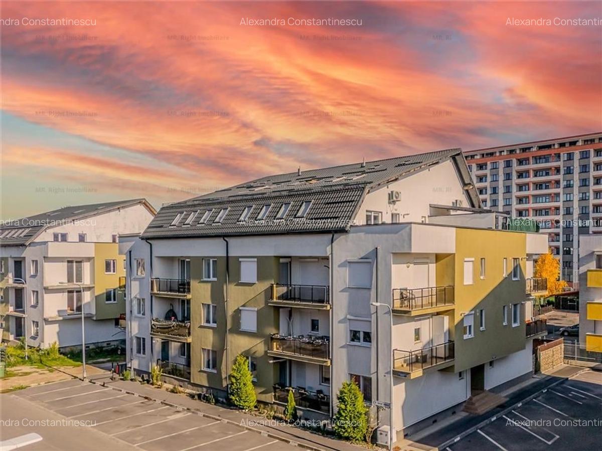 Apartament tip Penthouse pe 2 niveluri | zona Coresi Comision 0% - 10