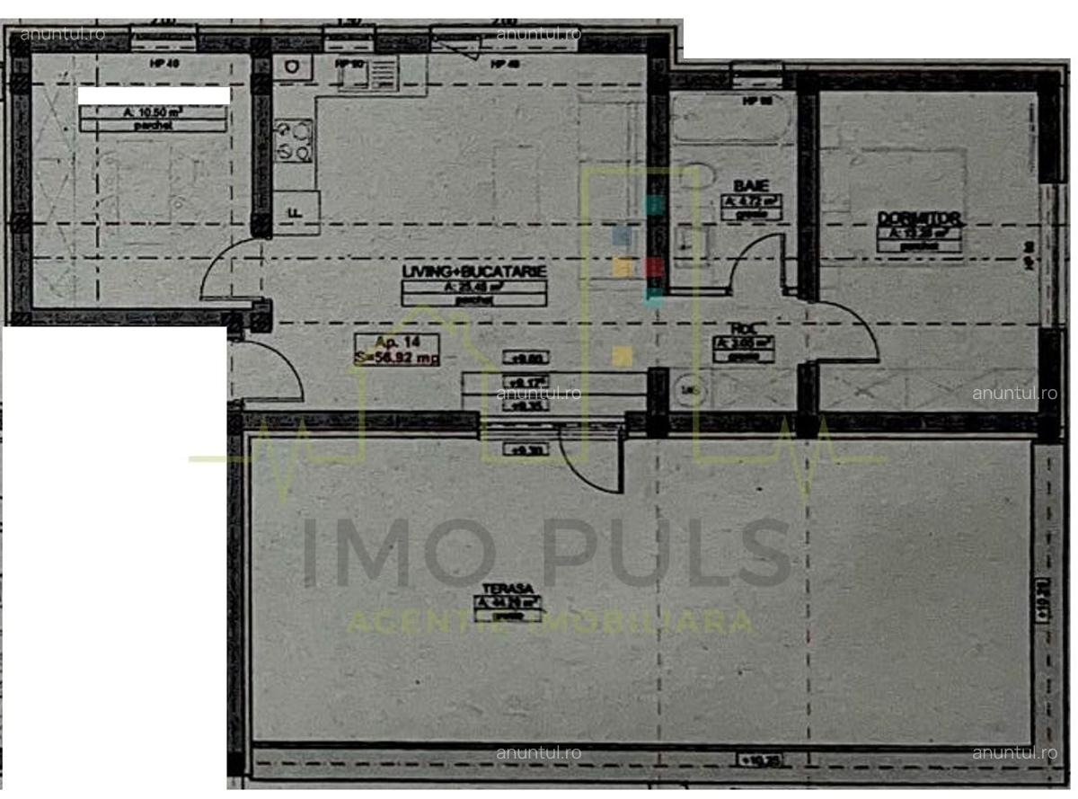Timisoara 3 Camere. Terasa 45 mp. Braytim. Penthouse - 8