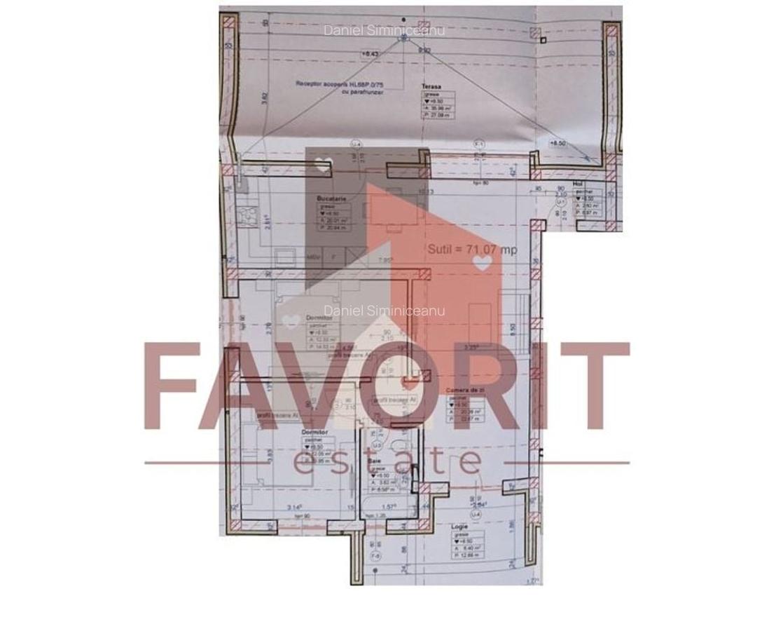 Apartament cu 3 camere în Torontalului - 11