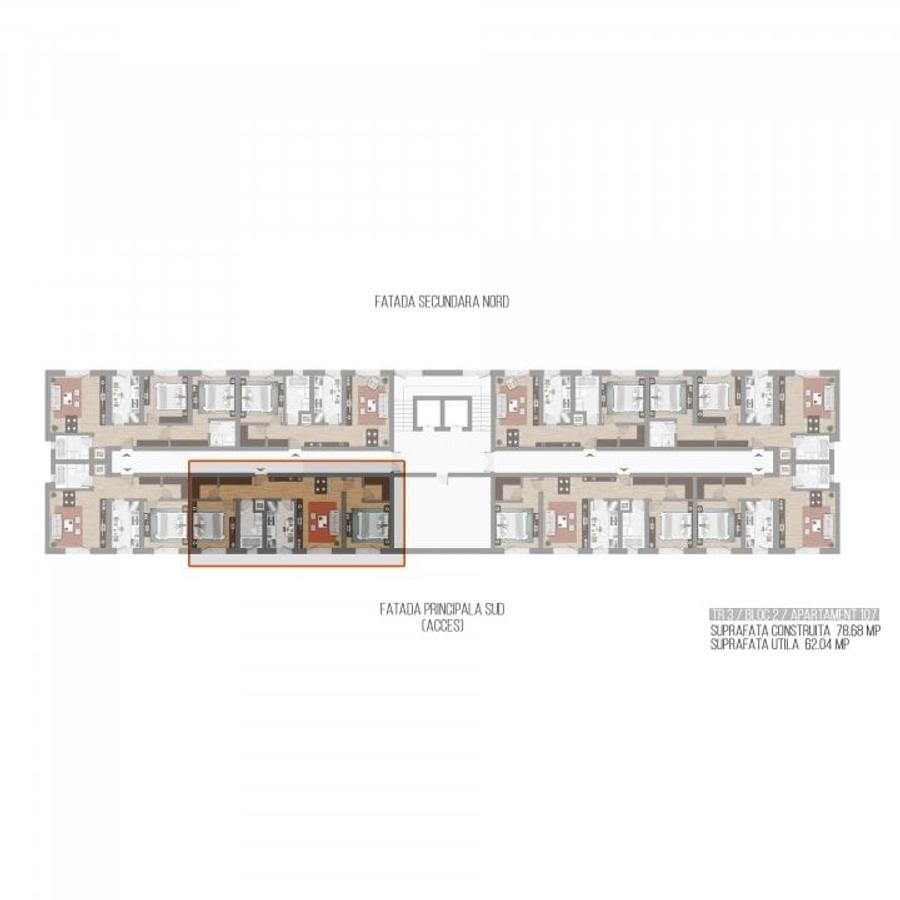 Apartament cu 3 camere semidecomandat în Militari - 3