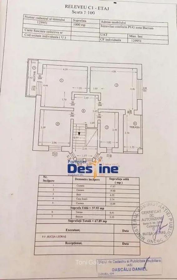 Vila D+P+1+M 6 camere 180 m utili 1000 mp teren utilia?i, Lidl Bucium - 17