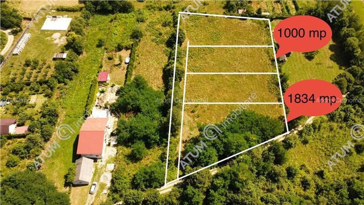 Teren intravilan de vanzare 1000 mp in Avrig zona Valea Avrigului - 1
