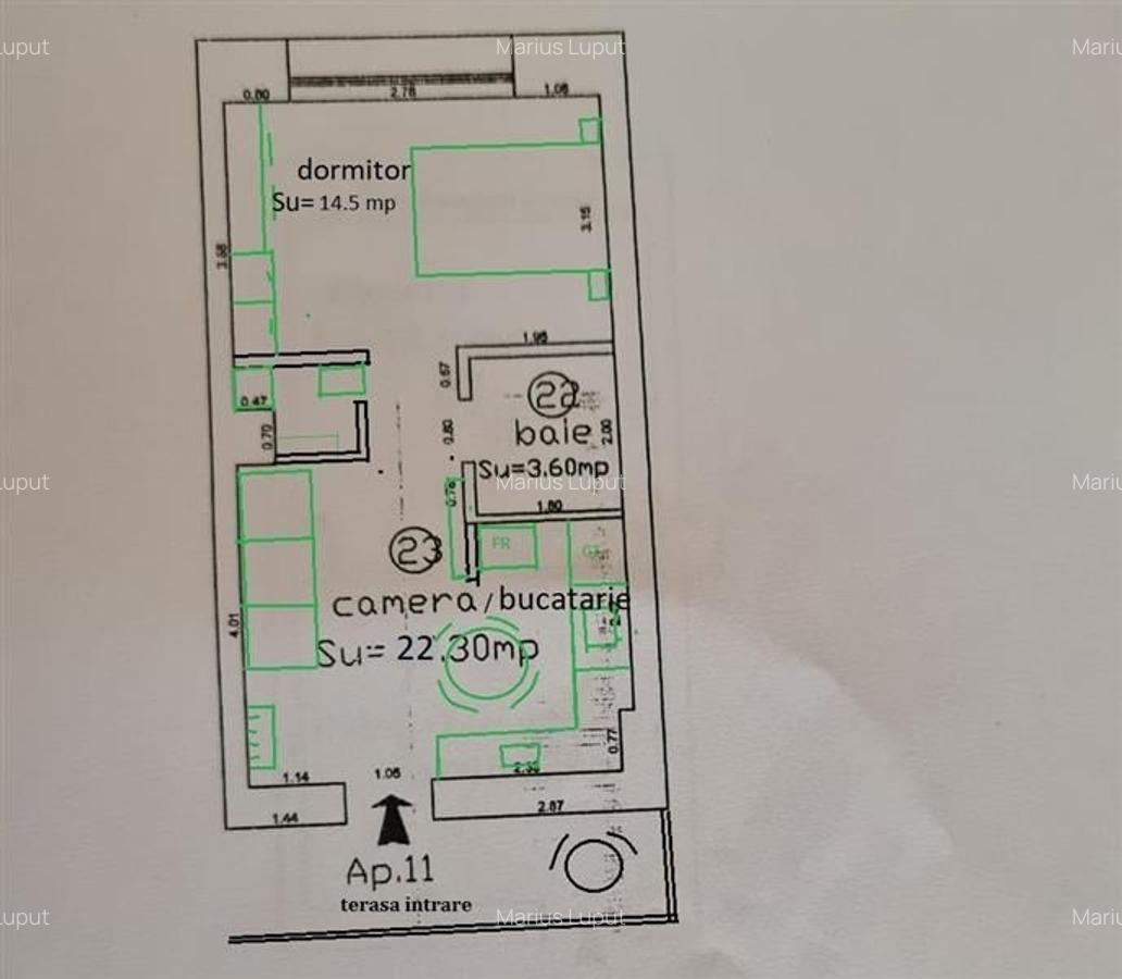 Proprietar, 2 camere bloc nou, parcare privata, zona Complex - 11