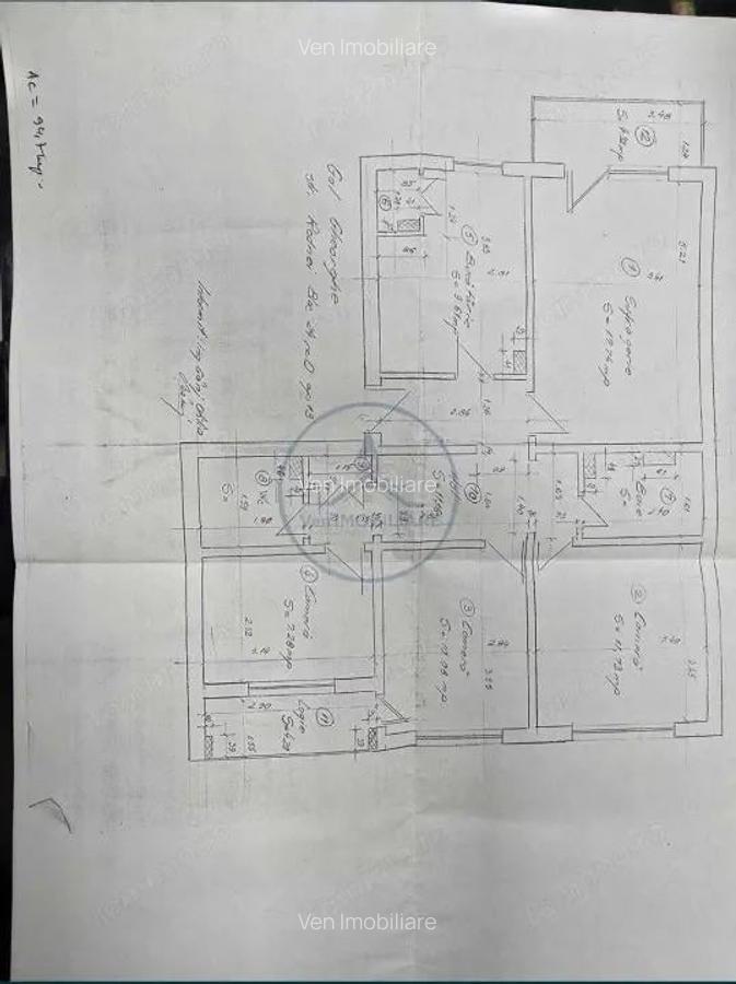 Apartament 4 camere etaj 1 str Rodnei - 6 Apartament 4 camere etaj 1 str Rodnei - 6