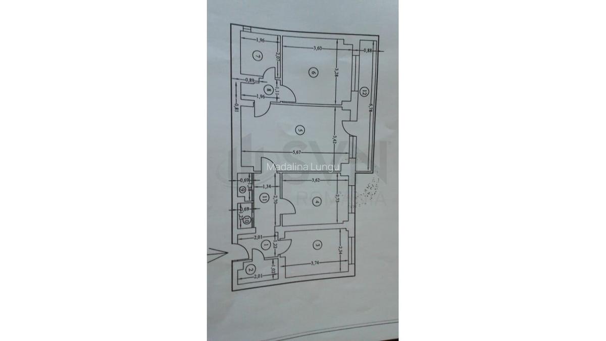 Apartament cu 3 camere semidecomandat în Titulescu - 22