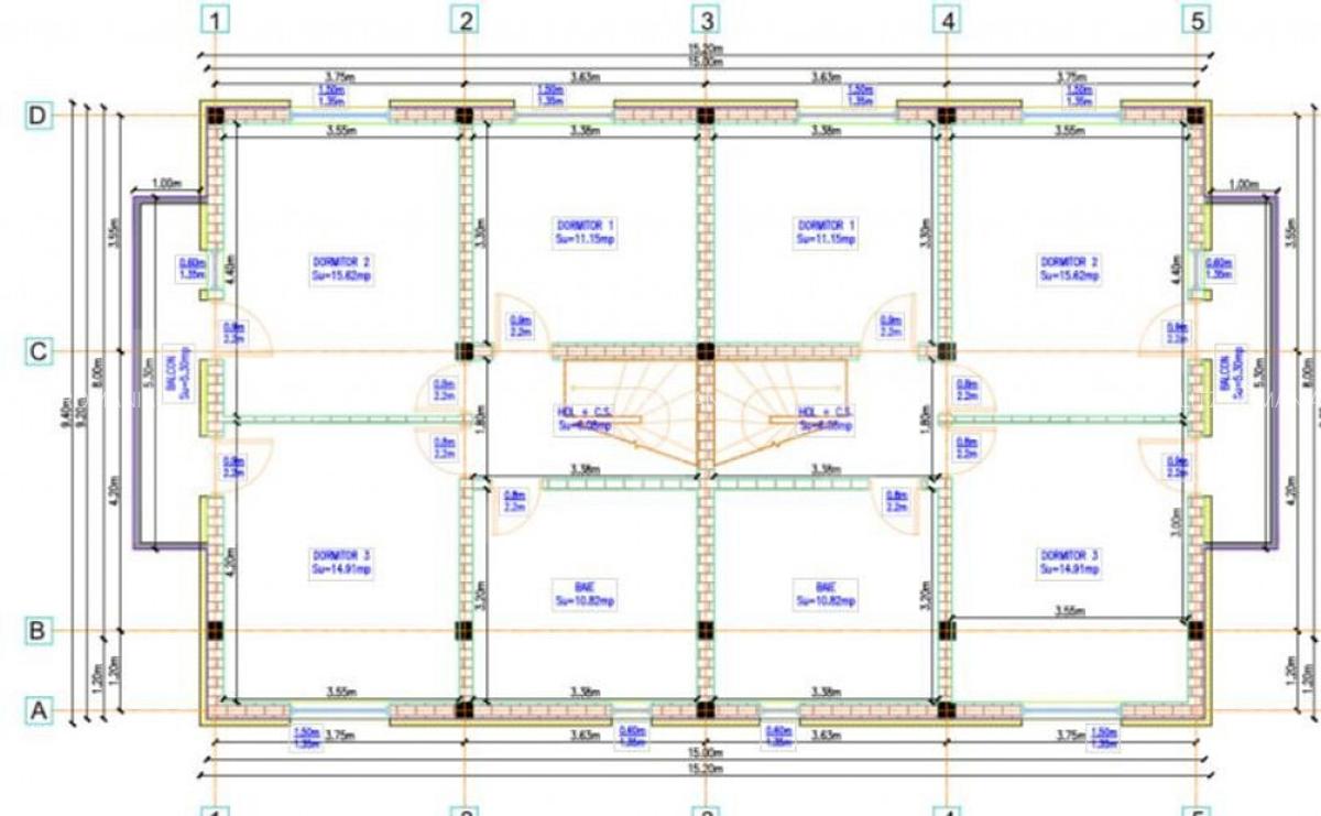 Duplex de vanzare, cu 4 camere, 100 mp+250 mp teren, zona Ip - 3