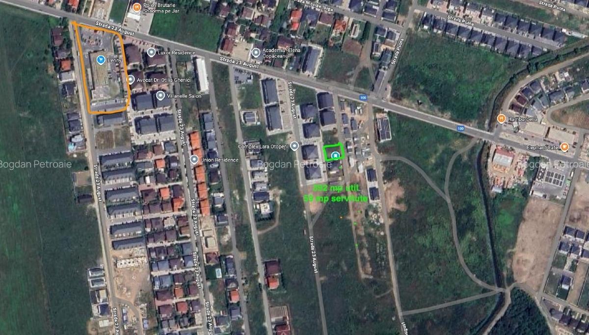 Teren 451 mp Otopeni str 23 August, Penny - 1