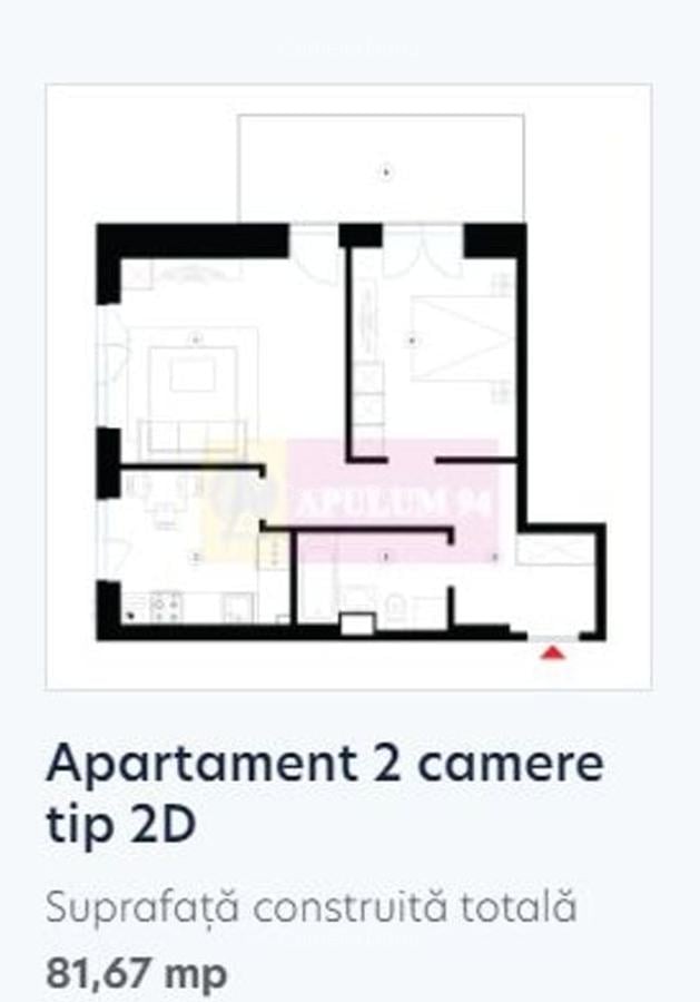 Apartament cu 2 camere decomandat în Basarabia - 14