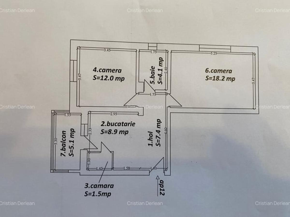 Badea Cartan - Apartament 2 camere decomandat cu vedere la Bega - 8