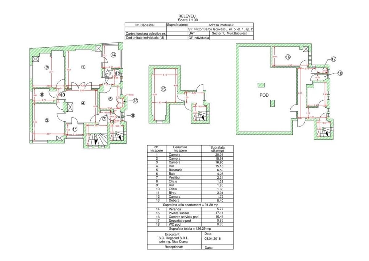 Vila Primaverii 300 mp utili teren 250 mp - 24