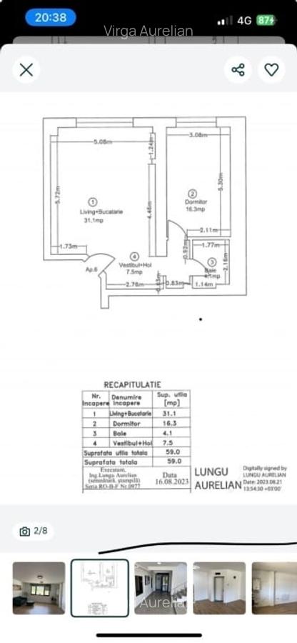 Închiriere apt. 2 camera Pipera - 7