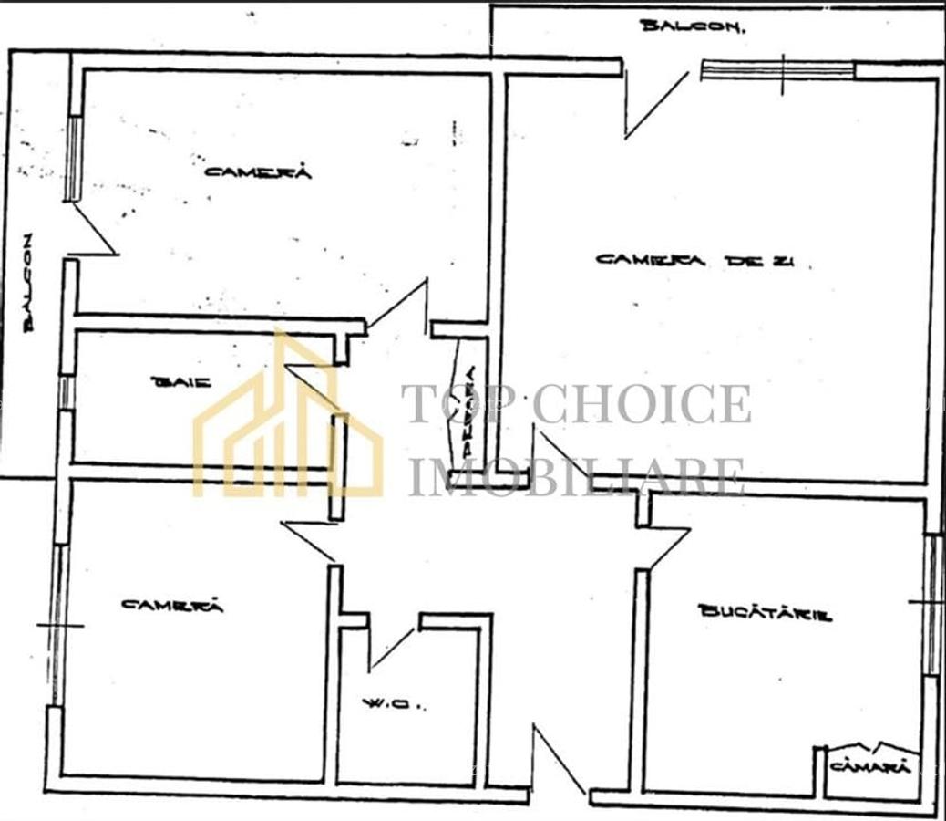 3 CAMERE AVIATIEI - CENTRALA PROPRIE - ETAJ 2/4 - 2 BAI - 2 BALCOANE MARI - 25