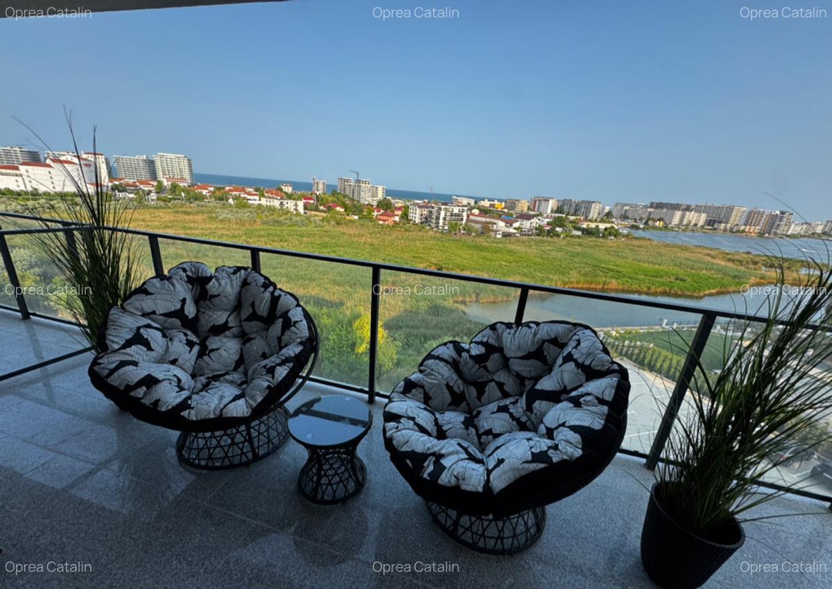 Penthouse 5 cam cu view superb spre lac ?i mare in Mamaia Nord - 12