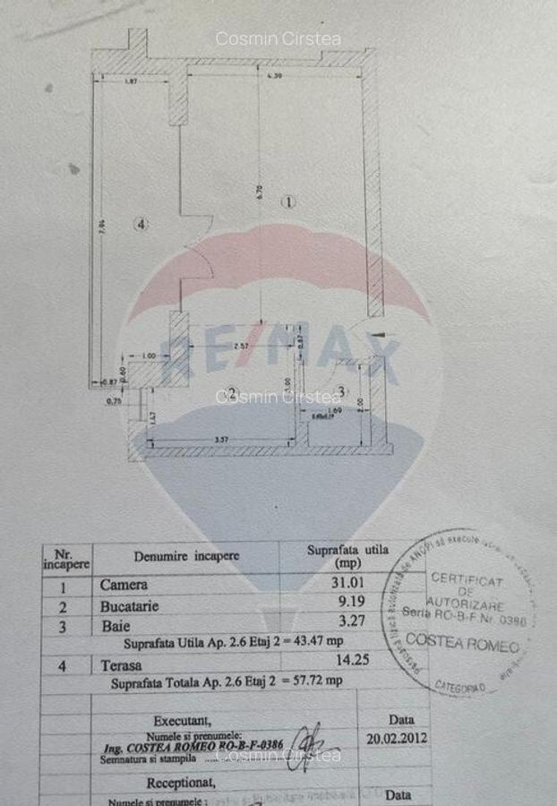 DE VANZARE Garsoniera Pipera bloc boutique ST 58 mp - 11
