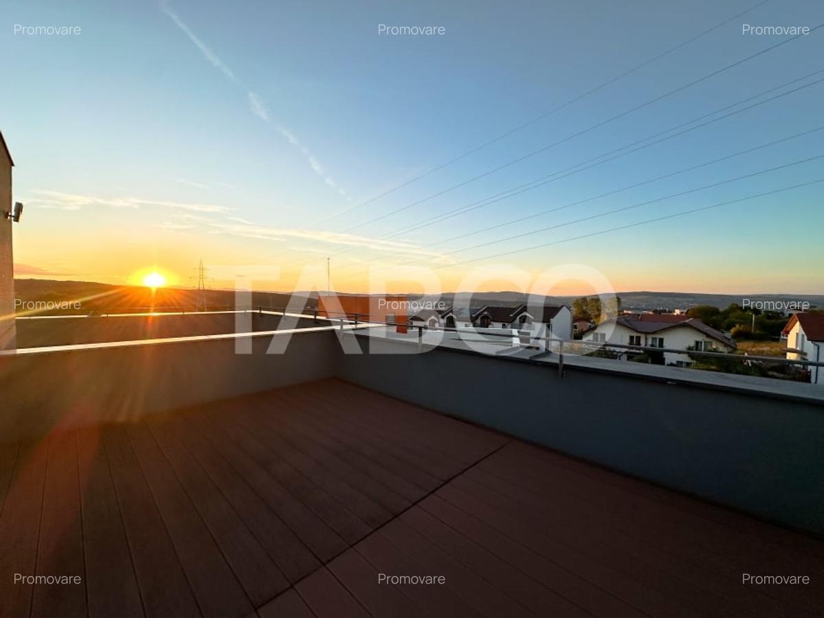 Duplex cu teren 280 mp si terasa cu panorama spectaculoasa spre oras - 15