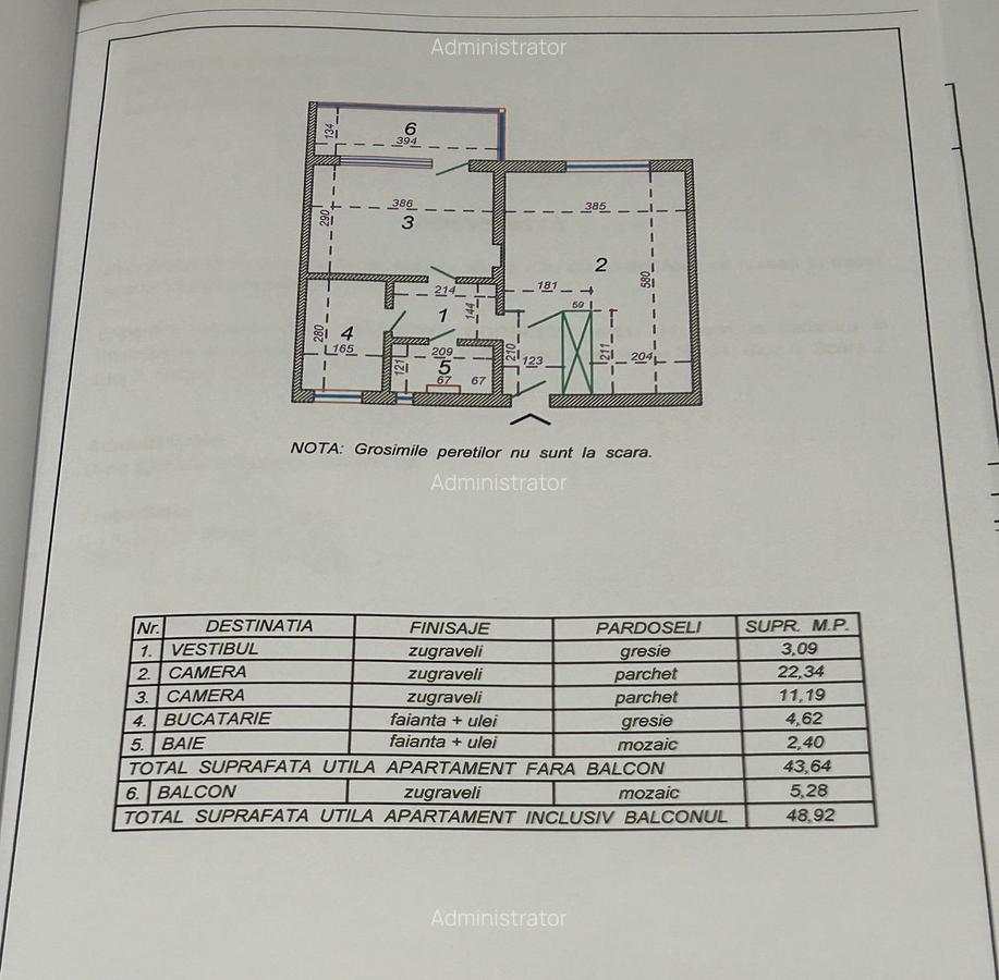 VANZARE APARTAMENT 2 CAMERE-SALA PALATULUI -STR ION CAMPINEANU - 10