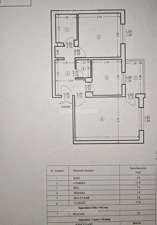 Apartament Tomesti 2 cam 53mp - 3