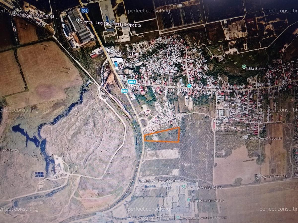 Centura Est, Glina, teren intravilan, deschidere Centura - 4