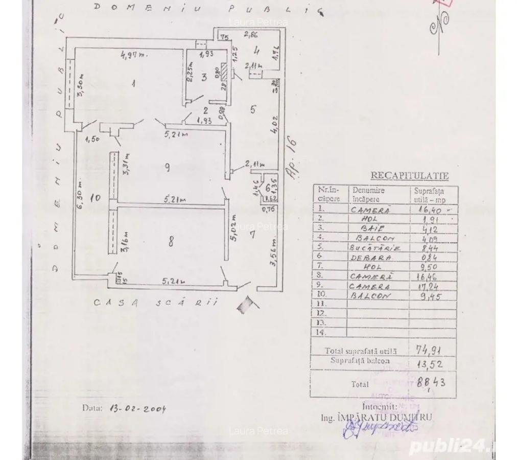 3 camere, str Domneasca - 1 3 camere, str Domneasca - 1
