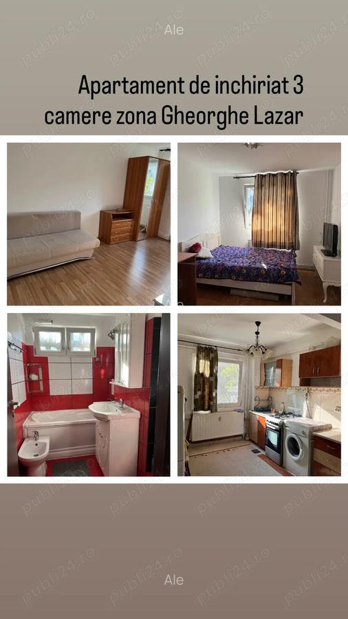 Apartament 3 camere renovat si utilat Gh. Lazar - 1