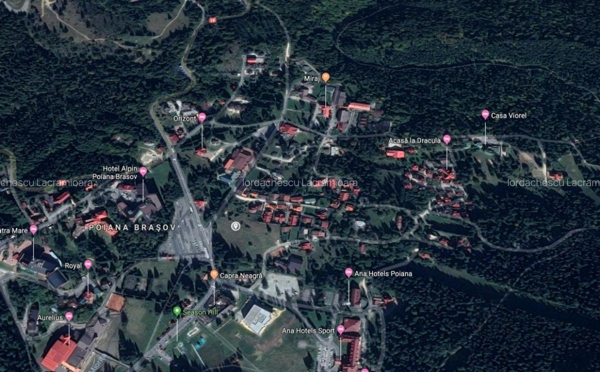 Vând teren zonă turism, pensiuni, case de vacanță, Poiana Brașov - 1
