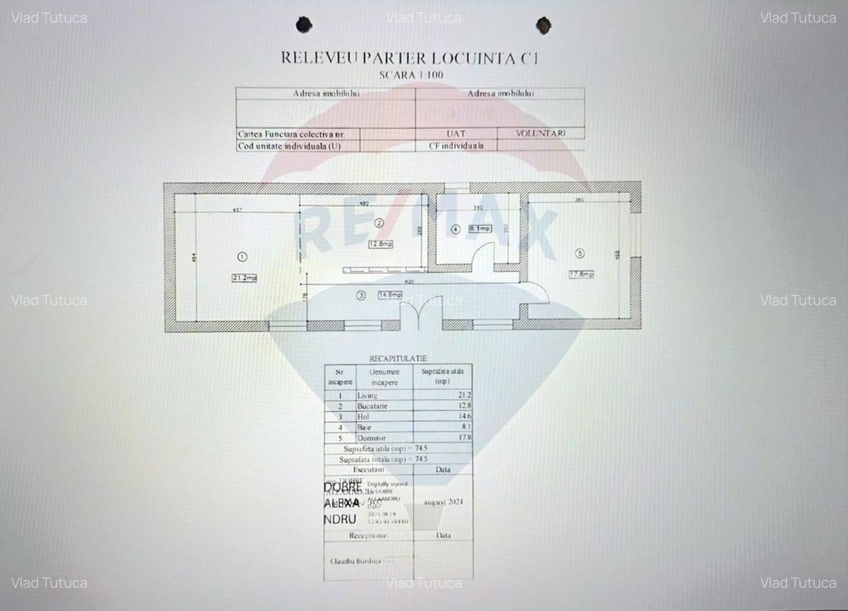 Casa de vanzare in Voluntari, 2 camere, mobilata, loc de parcare - 30