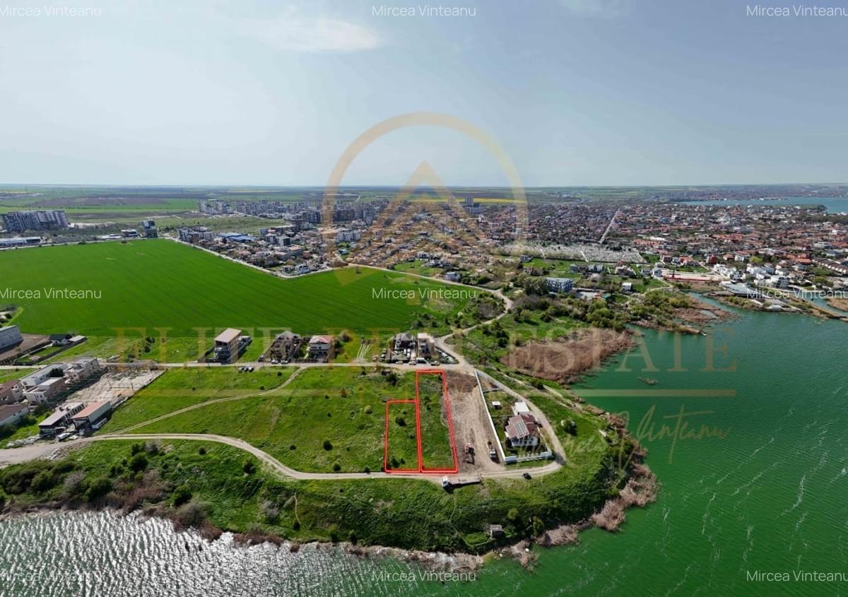 Palazu Mare - Primul lot la lac - Teren 2600 mp cu deschidere de 36,98 m - 4